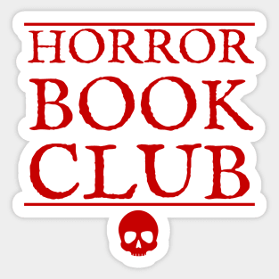 Horror Book Club - Red (2021) Sticker